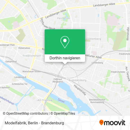 Modelfabrik Karte