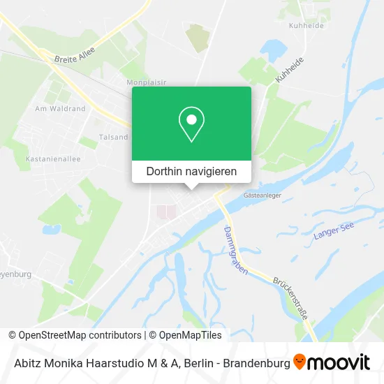 Abitz Monika Haarstudio M & A Karte