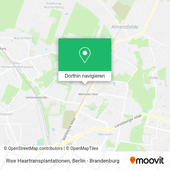 Rise Haartransplantationen Karte