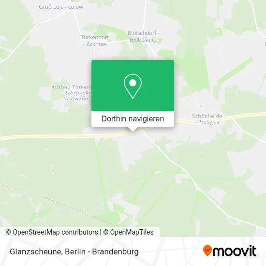 Glanzscheune Karte