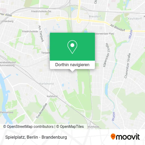 Spielplatz Karte