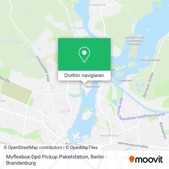 Myflexbox-Dpd Pickup Paketstation Karte