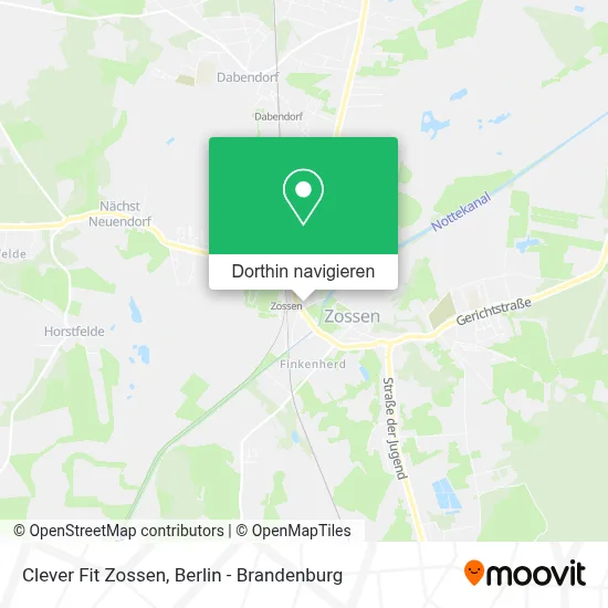 Clever Fit Zossen Karte