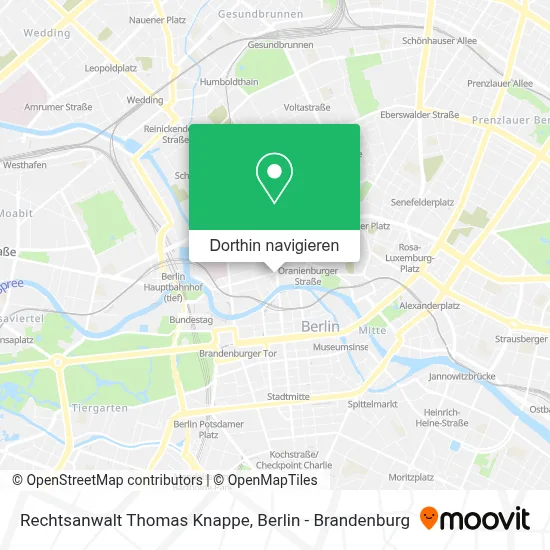 Rechtsanwalt Thomas Knappe Karte