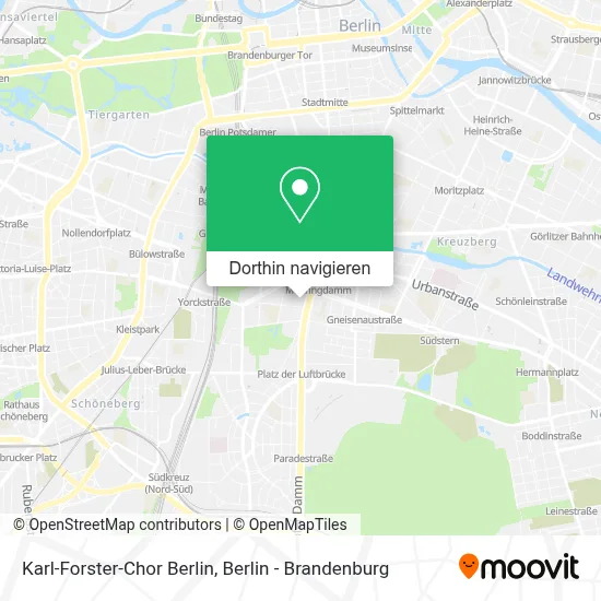 Karl-Forster-Chor Berlin Karte