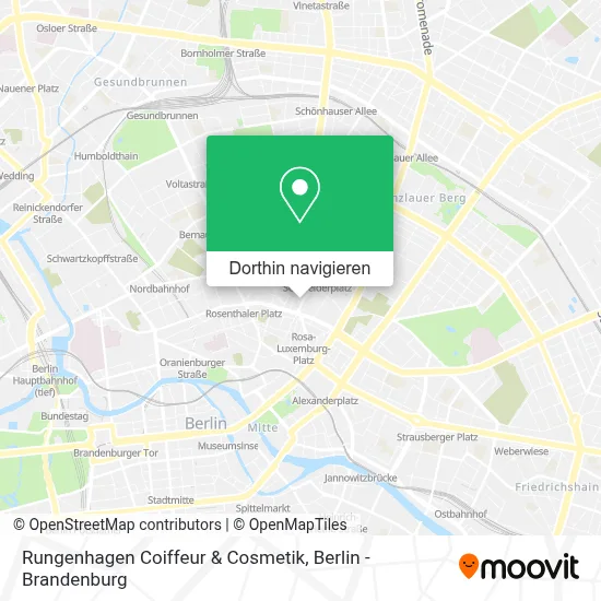 Rungenhagen Coiffeur & Cosmetik Karte