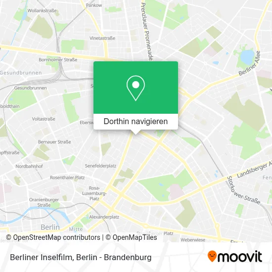 Berliner Inselfilm Karte