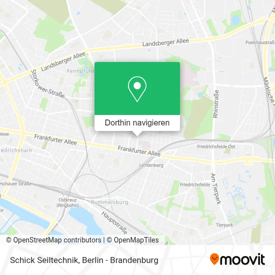 Schick Seiltechnik Karte