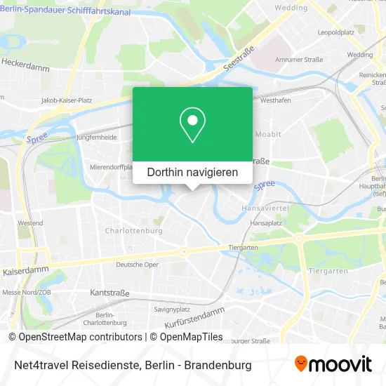 Net4travel Reisedienste Karte