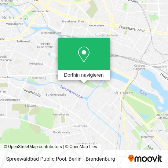 Spreewaldbad Public Pool Karte