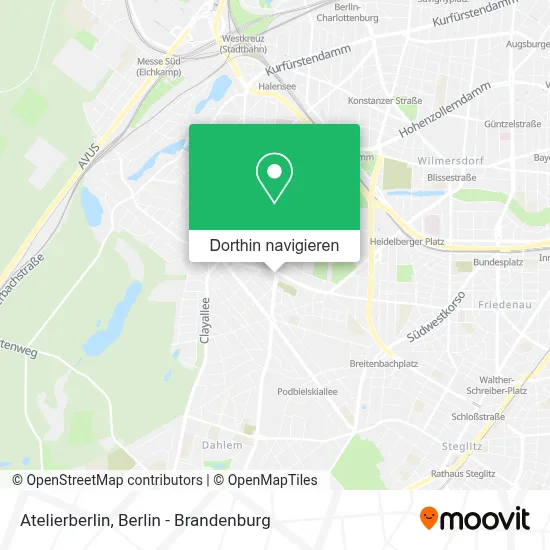 Atelierberlin Karte