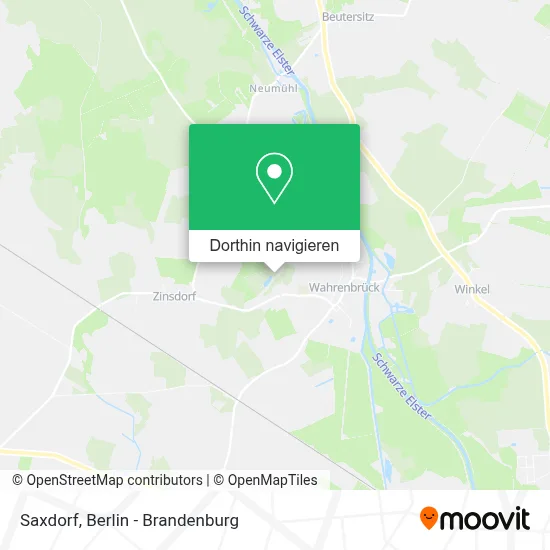 Saxdorf Karte