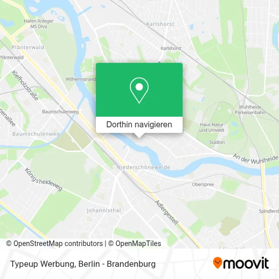 Typeup Werbung Karte
