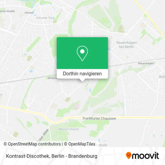 Kontrast-Discothek Karte