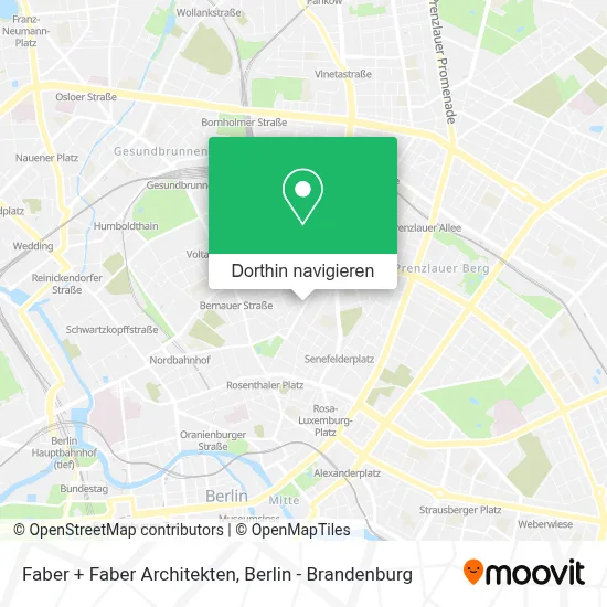 Faber + Faber Architekten Karte