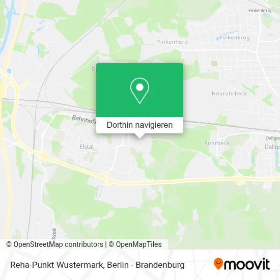 Reha-Punkt Wustermark Karte