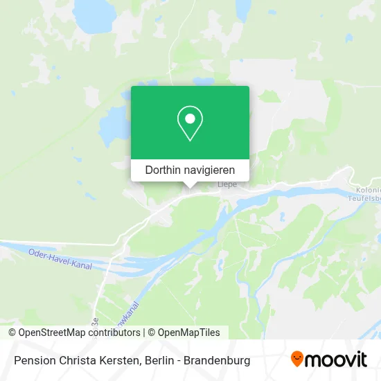 Pension Christa Kersten Karte