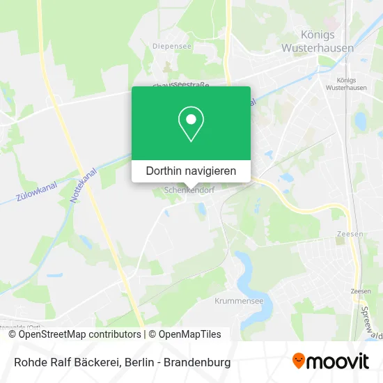 Rohde Ralf Bäckerei Karte