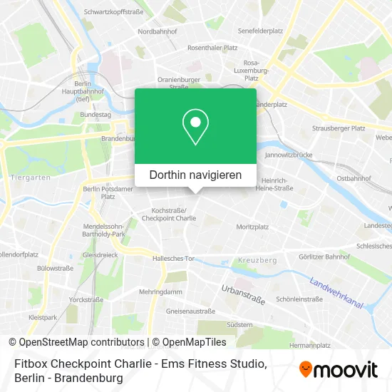 Fitbox Checkpoint Charlie - Ems Fitness Studio Karte