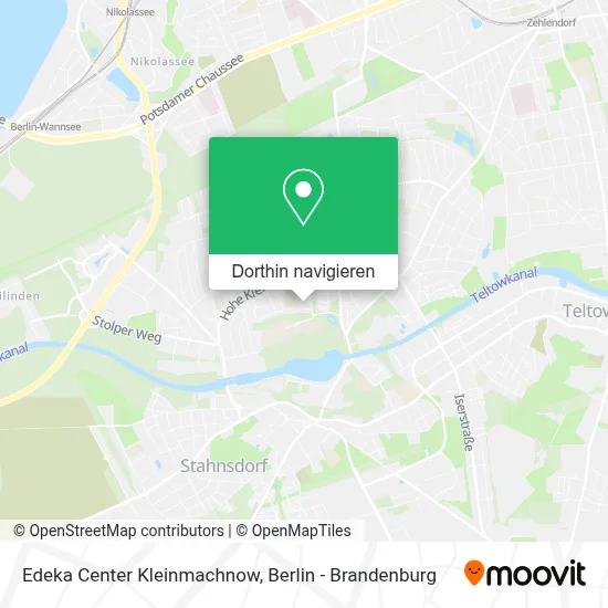 Edeka Center Kleinmachnow Karte