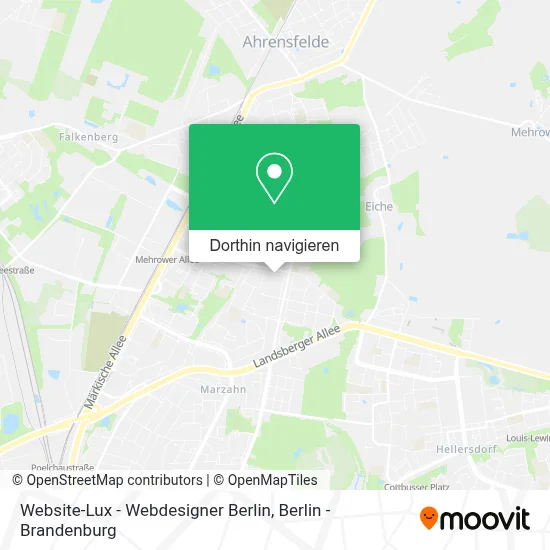 Website-Lux - Webdesigner Berlin Karte