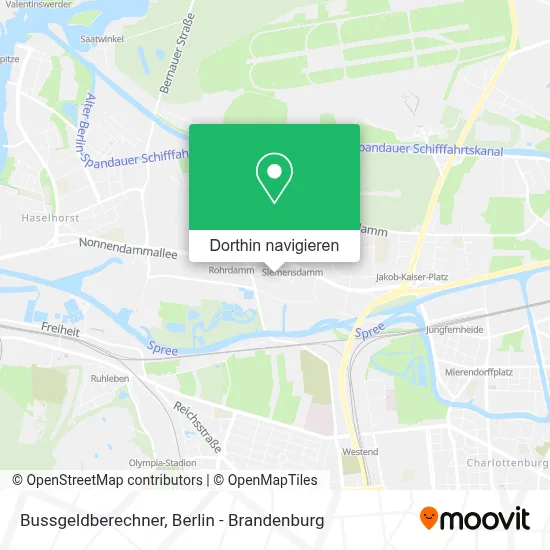 Bussgeldberechner Karte
