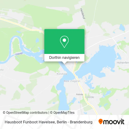 Hausboot Funboot Havelsee Karte