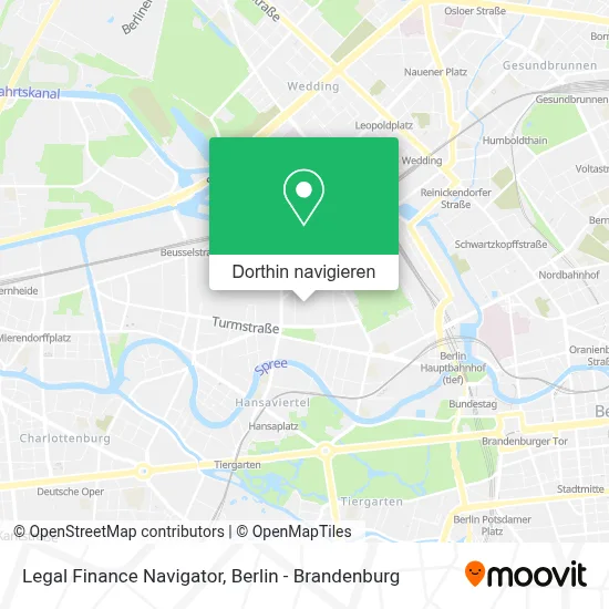 Legal Finance Navigator Karte