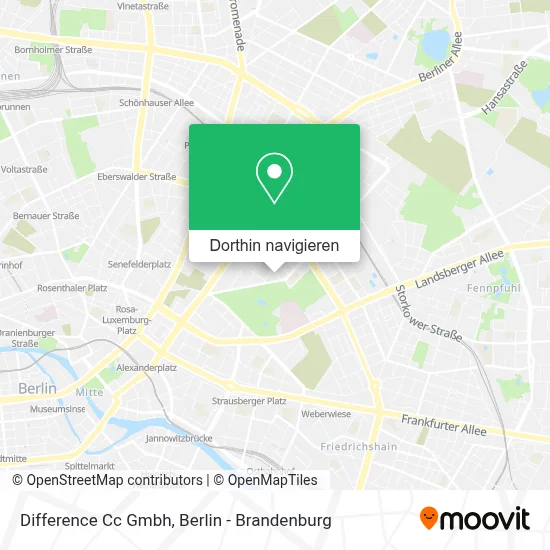 Difference Cc Gmbh Karte