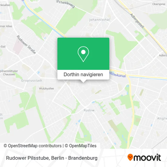 Rudower Pilsstube Karte
