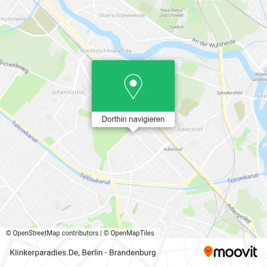 Klinkerparadies.De Karte