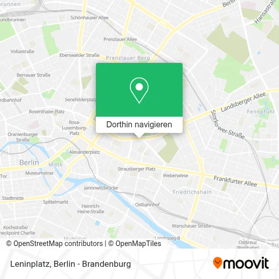 Leninplatz Karte