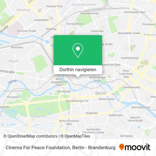 Cinema For Peace Foundation Karte