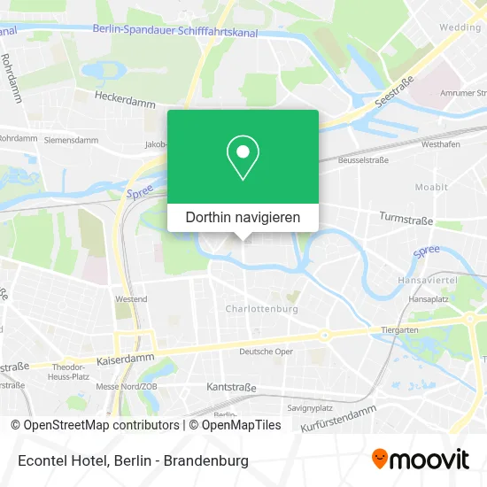 Econtel Hotel Karte