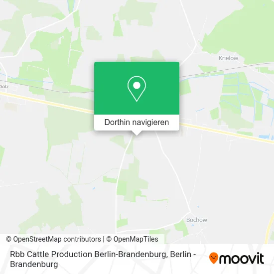 Rbb Cattle Production Berlin-Brandenburg Karte