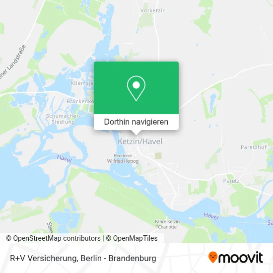R+V Versicherung Karte