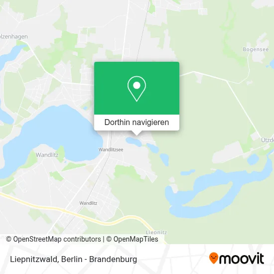 Liepnitzwald Karte
