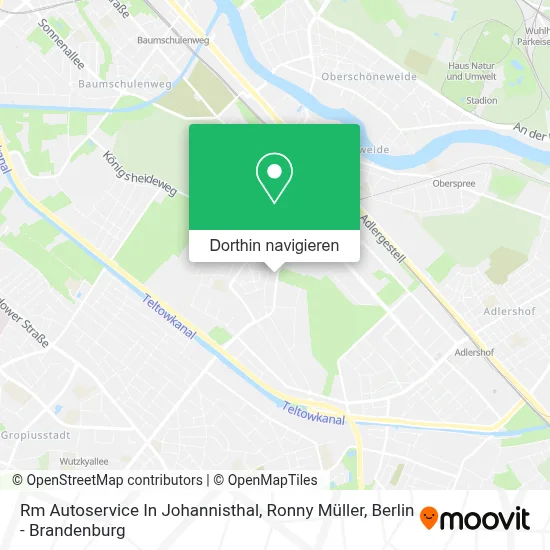 Rm Autoservice In Johannisthal, Ronny Müller Karte