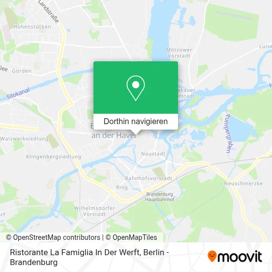 Ristorante La Famiglia In Der Werft Karte