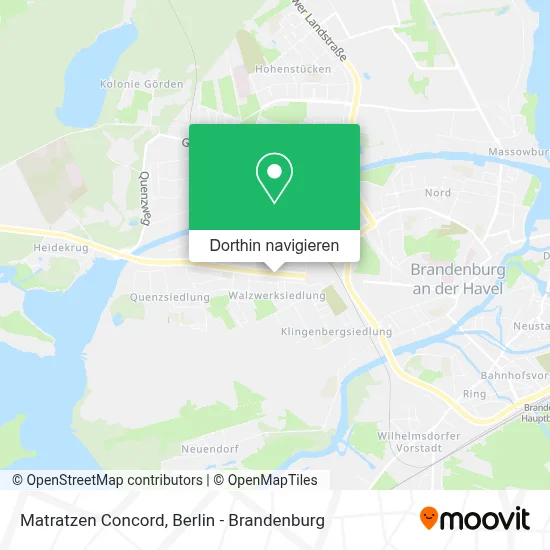 Matratzen Concord Karte