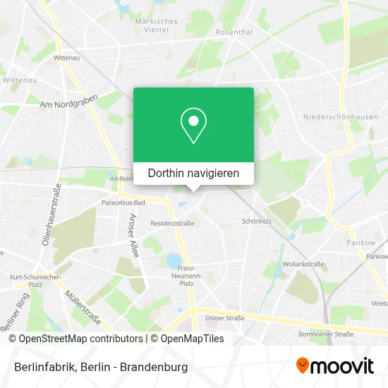 Berlinfabrik Karte