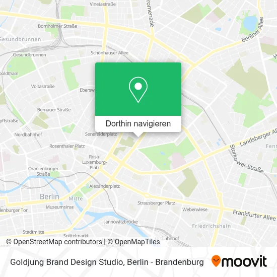 Goldjung Brand Design Studio Karte