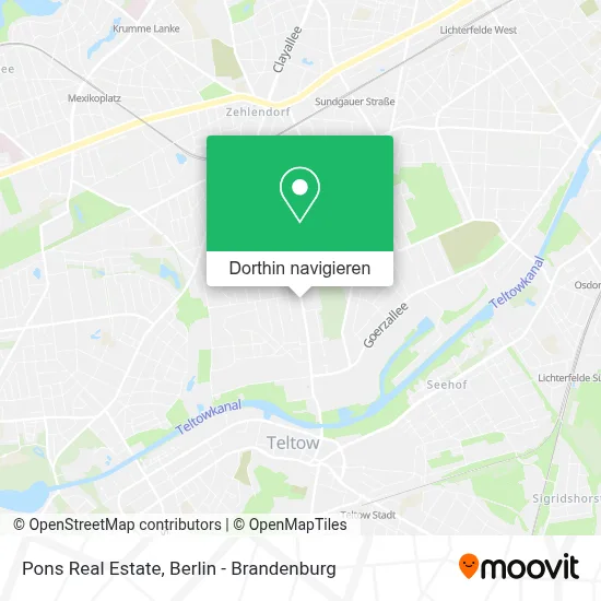 Pons Real Estate Karte