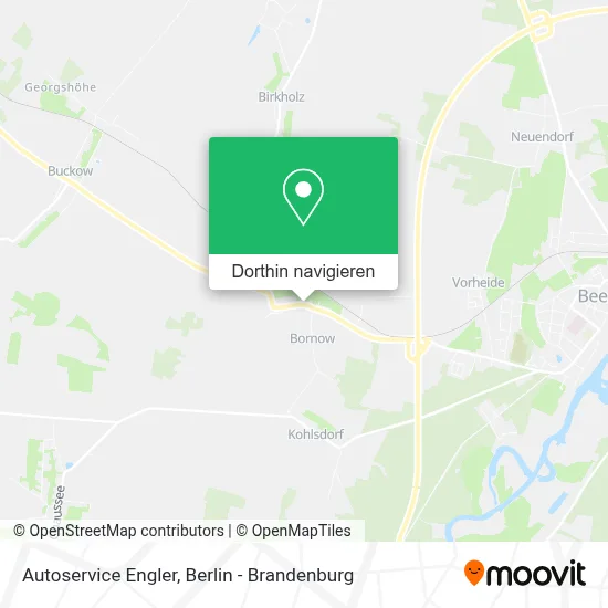 Autoservice Engler Karte