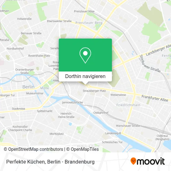 Perfekte Küchen Karte