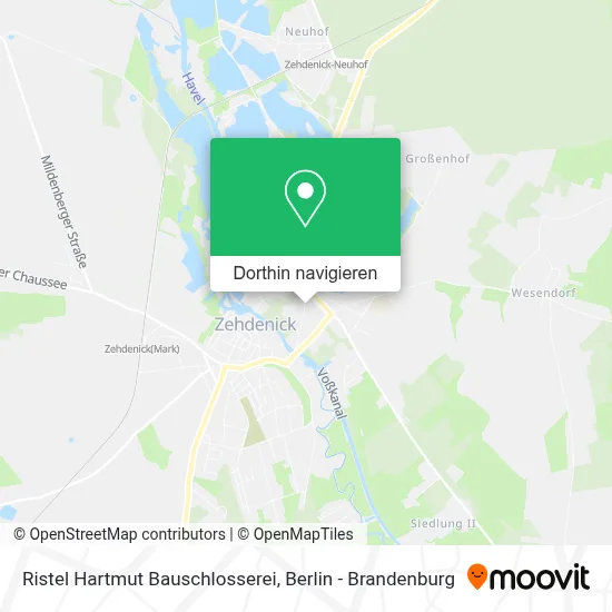 Ristel Hartmut Bauschlosserei Karte