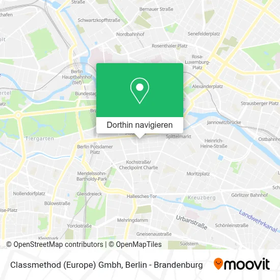 Classmethod (Europe) Gmbh Karte