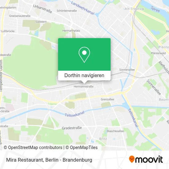 Mira Restaurant Karte