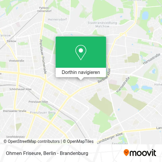 Ohmen Friseure Karte