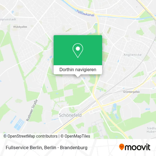 Fullservice Berlin Karte
